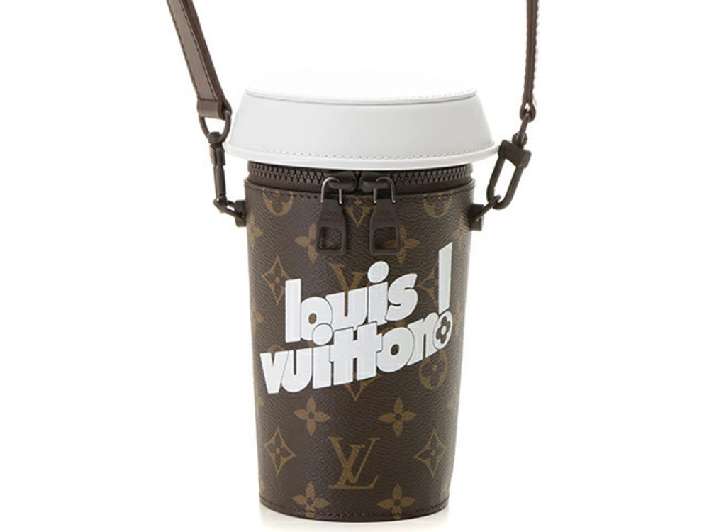 Louis Vuitton Shoulder Bag Monogram LV Coffee Cup Matte Brown Virgil Abloh AH